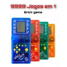 Vídeo Game Portátil 9999 Jogos In 1 Mini Game Antigo Retrô Jogo da Cobrinha