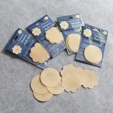 Conjunto de peito invisíveis, tamanho grande, cobre mamilos/halo/5 peças