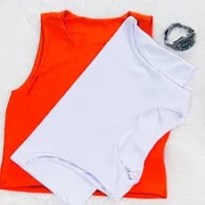 KIT CROPPED Z@R@ MODELO FEMININO VERÃO CARNAVAL PRAIA ENVIO IMEDIATO