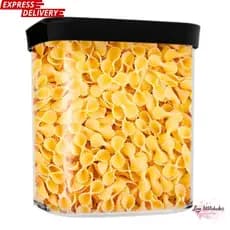 Pote Hermético Multiuso 1500ml com Tampa Vedada | Ideal para Macarrão, Café, Açúcar e Mantimentos