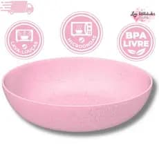 Prato Fundo Helsim 1200ml | 1, 3 ou 6 un | Plástico Resistente, Sem BPA, Cores Sortidas