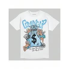 Camiseta Unissex Masculino Feminino Streetwear Angel Money Coming Up Casual T-shirt