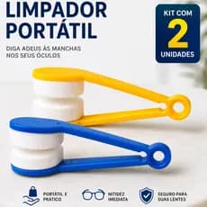 Limpador de Lentes para Óculos Super Macio – Portátil, Antirrisco e Eficiente /pano de microfibra/escova macia