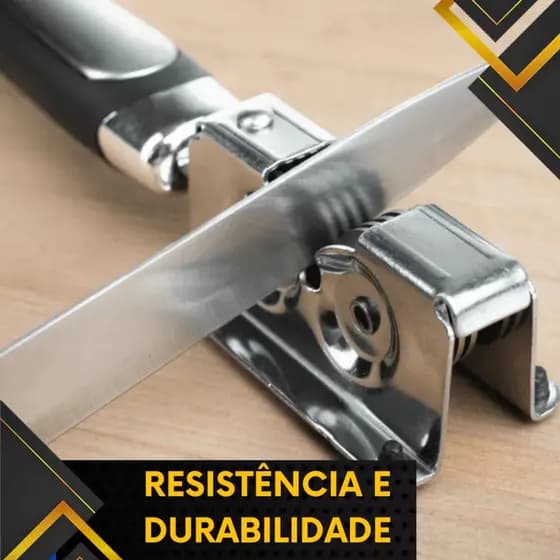 Afiador Amolador Manual Faca Tesoura Aço Inox Cozinha Profissional  Amolador de Faca Afiador