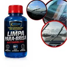Limpa Parabrisa MD Car | Remove Insetos e Dá Visão Clara na Chuva | Brilho Imediato