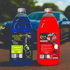 Kit Pretinho Para Pneu  + Shampoo Automotivo - 2 litros cada Md Car - Brilho e Proteção✨🚗 Imediato