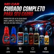 Kit Lavar Carro - Pretinho para Pneu + Shampoo Automotivo + Esponja + SIlicone+ Cristalizad Imediato