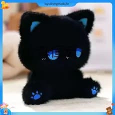 Boneca opaca fofa de alto valor, brinquedo de pelúcia de desenho animado, boneca sentada, presente de gatinho emo para a