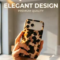 Bonito Retro Leopardo Tartaruga Caso Para iPhone 17 16 15 14 13 12 Pro Max À Prova De Choque Macio Silicone Moda Animal
