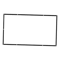 Tela de Projeção para Projetor de Imagem na Parede – Matte White 72” 84” 100” 120” Full HD / 4K