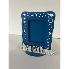 kit 10 centro de mesa porta retrato estrelinha e lua lembrancinha decoração