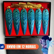 (+VENDIDO+ENVIO RÁPIDO) Shin-Kal Zoey C/ CAIXA PREMIUM KPOP Kit Completo Efeito Espelhado Detalhado