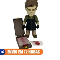 DEXTER MORGAN + CAIXA DE LÂMINAS DE SANGUE Série Serial Killer Boneco Colecionável Presente Geek