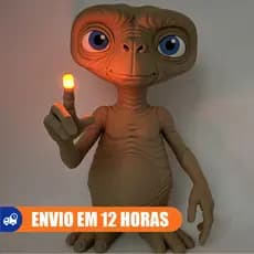 E.T. O Extraterrestre 20cm Boneco Colecionável Filme Spielberg Presente Geek Retrô Anos 80