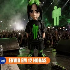 Boneca Billie Eilish Colecionável Action Figure Pop Music Presente Fã Hit Me Hard And Soft Decoração