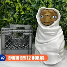 (+VENDIDO+ENVIO RÁPIDO) ET O EXTRATERRESTRE + CESTO Figure action Item Divertido Decoração Geek 17cm
