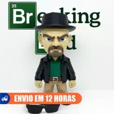 WALTER WHITE Figure Action Breaking Bad - Traje Amarelo, Roupa Química Heisenberg Colecionável Geek