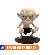 Figure Gollum Sméagol 24cm - Boneco Colecionável Senhor dos Anéis My Precious Presente Geek Tolkien