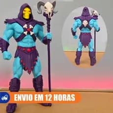 Boneco Skeletor Esqueleto He-Man Colecionável Masters Of The Universe Vilão Eternia Presente Geek
