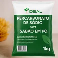 Lava Roupas Percabonato com Sabão em Pó 1kg Aroma Intenso Branqueador