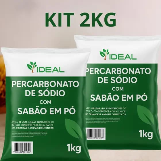 Lava Roupas Sabão em Pó com Percabonato Perfumado