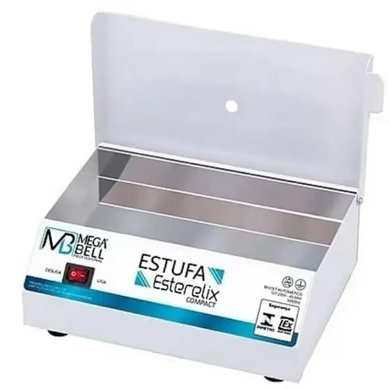 Estufa Esterilizadora para Alicates de Unha Manicure Pedicure MEGA BELL
