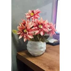 Vaso Decorativo Geométrico 3D Para Decoração Casa Escritório Ambientes Moderno