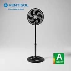 Ventilador de Pé Coluna 30cm Ventisol Turbo 52W 3 Velocidades Oscilante