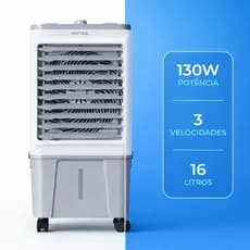 Umidificador Climatizador 16 Litros 130W Ventisol 5 em 1 Economico