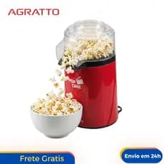 Pipoqueira Elétrica Pop Cine 1200W Sem Óleo Profissional Agratto