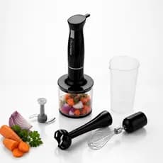 Mixer 3 Em 1 Preto Agratto 700ml Portátil Triturador Multiprocessador Mini Batedeira