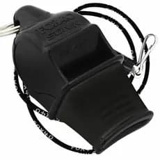 Apito FOX 40 Sonik Blast CMG Preto com Cordão 120 decibéis