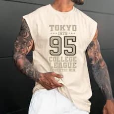 Regata Masculina Tokio Larga Streetwear Oversized Moda Masculina