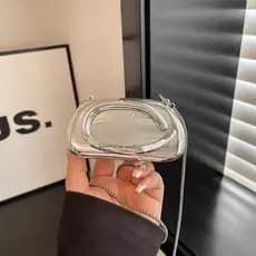 Mini estojo decorativo com espelho, porta-batom, perfeito para decoração e para tirar fotos.
