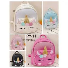 Mochila infantil unicórnio brilhante creche viagem princesa menina