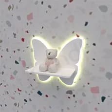 Borboleta Luminosa com prateleira Decorativa LED