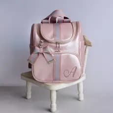 Mochila Maternidade Bordada e Personalizada l Luxo Com Laço Menino/Menina I Térmica e Impermável