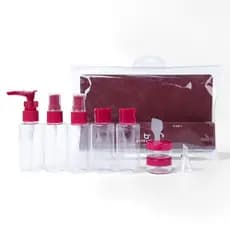 Kit De Frascos Para Viagem 10 Peças Creme Cosméticos Pote Higiene Pessoal