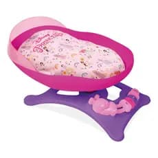 Brinquedo Berço Balanço Para Bonecas Reborn Princesas Disney Cotiplas