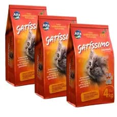 Kit 3 Areia Higiênica De Gato Perfumada Gatíssimo 4kg Premium