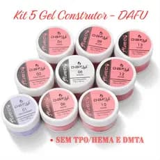 kit Com 5 Géis Construtor Dafu 15g - Com Anvisa