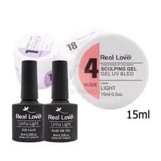 Kit Especial 2 Preparadores + 1 Sculping Gel 15ml - Real Love