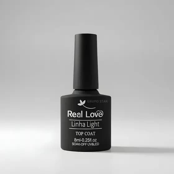 Top Coat Para Unhas Linha Light 8ml - Real Love