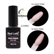 Base em Gel em Cores Para Unhas 12ml - Real Love