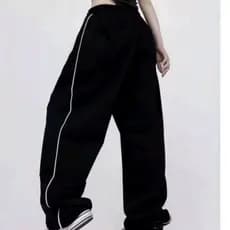 Calça Feminina Larga Folgada Tactel
