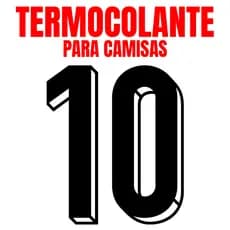 Número termocolante para personalizar camisas de futebol - DTF e adesivo
