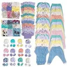 Kit 14 Peças Roupas de Bebê Enxoval Sortido Menino Menina – Confortável e Prático