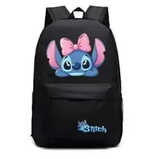 Mochila Feminina Stich Escolar Infantil Reforçada Academia Trabalho Impermeável