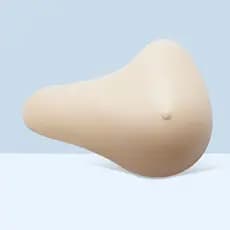 Uma Peça De Forma Alongada Leve Silicone Formas De Mama Prótese Para Mastectomia Almofada De Sutiã Côncavo