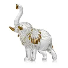 Estátua De Elefante De Vidro-Estatuetas Elegantes Para Decoração De Casa , Presentes De Cristal Festas De Fim De Ano